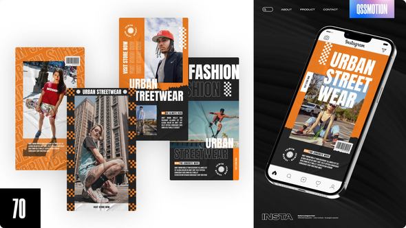 Videohive Urban Typography Stories 46230374 Video Displays template preview