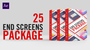 Videohive Youtube End Screen Package Broadcast-packages template preview