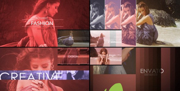Soft Slide Show Video Displays template preview