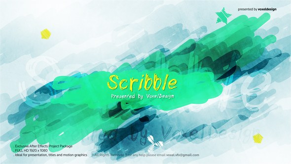 Videohive Scribble Show Opener Openers template preview
