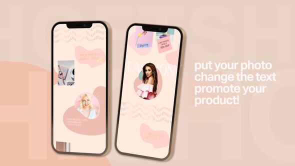 Videohive Soft Chic Instagram Story Product Promo template preview