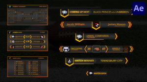 Videohive Cyber Games Lower Thirds | After Effects Elements template preview