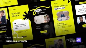 Videohive Reels - Business Growth After Effects Project Files Product Promo template preview