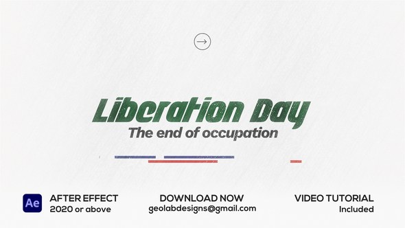 Videohive Liberation Day Titles Openers template preview