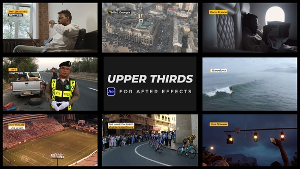 Videohive Upper Thirds Titles template preview