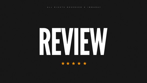 Videohive Review Titles template preview