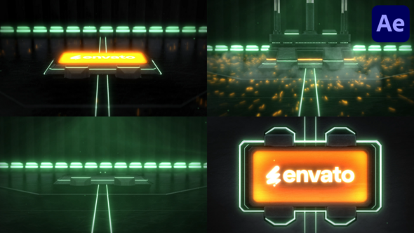 Videohive Heavy Logo Reveal for After Effects Logo Stings template preview