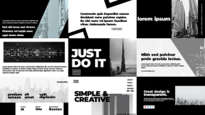 Videohive Typography Slides | AE 52566087 Elements template preview