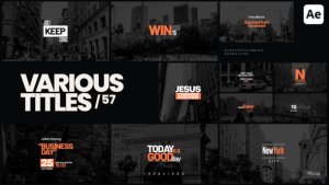 Videohive Various Titles 57 Titles template preview