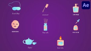 Videohive Spa Relaxing Icons And Titles for After Effects Titles template preview