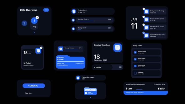 Videohive Progress Infographic 61059231 Logo Stings template preview