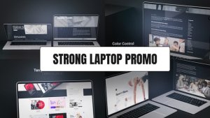 Videohive Strong Laptop Promo Product Promo template preview