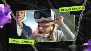 Videohive Urban Chain Gaming Slideshow Video Displays template preview