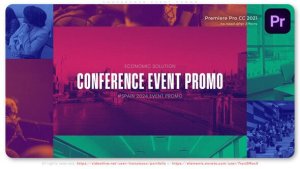 Conference Event Promo Premiere Pro template preview