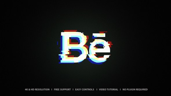 Videohive Glitch logo 49954913 Logo Stings template preview