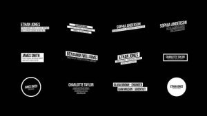 Videohive Lower Thirds | After Effects 52047435 Titles template preview