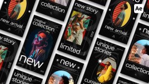 Videohive Unique Stories For After Effects Elements template preview