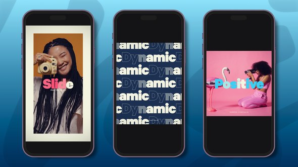 Videohive Slideshow Positive Slide Vertical Reel Product Promo template preview