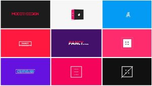 FANCY Titles [100] Video Displays template preview