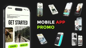 Mobile App Promo Premiere Pro template preview