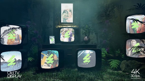 Videohive Old TV Mockup 60411480 Video Displays template preview
