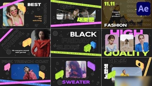 Videohive Black Friday Slides for After Effects 50027229 Openers template preview