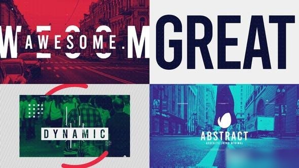 Videohive Minimal Abstract Logo Openers template preview