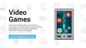Videohive Video Games Icons 57854902 Elements template preview