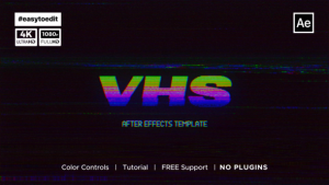 Videohive VHS Logo Reveal 51279501 Logo Stings template preview