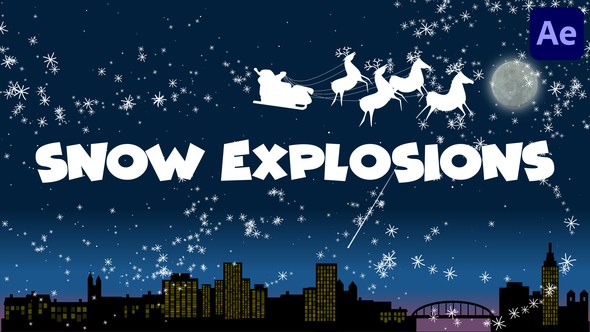 Videohive Magic Snow FX Pack | After Effects Elements template preview