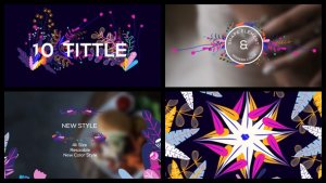 Videohive Modern Floral Pack 20192246 Elements template preview