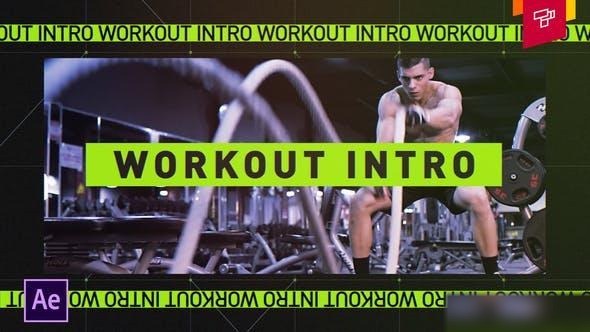 Videohive Workout & Gym Sports Intro Openers template preview
