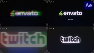 Videohive VHS Logo Reveal for After Effects 55695017 Logo Stings template preview