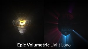 Videohive Epic Volumetric Light Logo Intro Logo Stings template preview