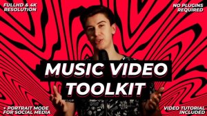 Videohive Music Video Toolkit Video Displays template preview