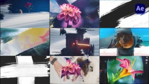 Videohive Paint Brush Transitions Pack [After Effects] Elements template preview