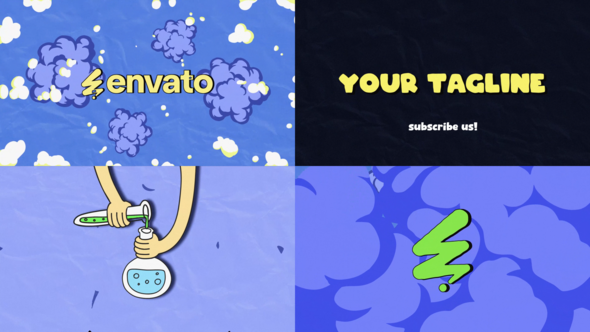 Videohive Smoke Explosion Chemical Reaction Logo for After Effects Logo Stings template preview