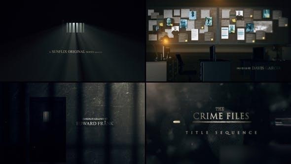 Videohive The Crime Files I Title Sequence Openers template preview