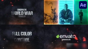 Videohive Cinematic World War Trailer for After Effects Openers template preview