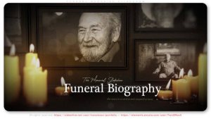 Videohive Funeral Memories Slideshow Titles template preview