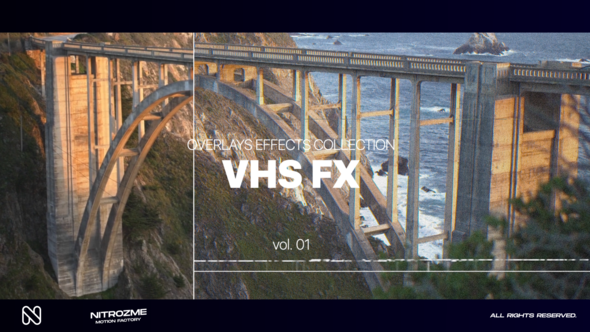 Videohive VHS Effects Overlays Collection Vol. 01 Elements template preview