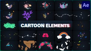 Videohive Cartoon Elements for After Effects 48471064 Elements template preview