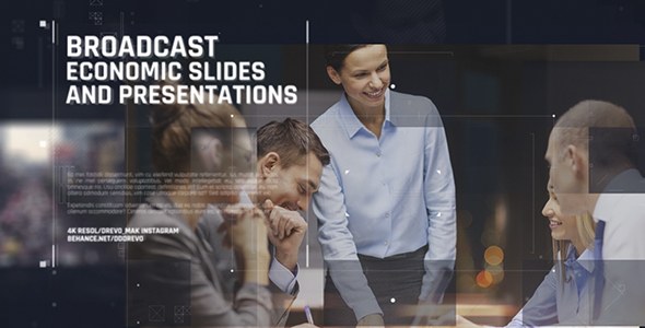 Videohive Broadcast Economic Slides/ Business Promo/ Event Promo/ Motivation/ Political News/ Corp Conference Video Displays template preview
