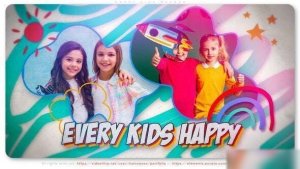 Videohive Happy Kids Opener Openers template preview