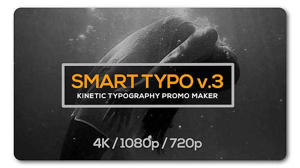 Videohive Smart Typography Opener Openers template preview