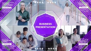 Videohive Business Presentation 46923331 Video Displays template preview