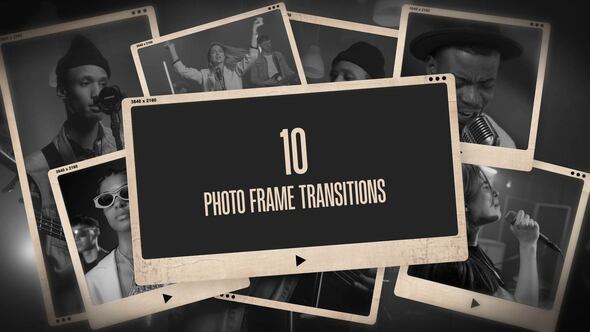 Videohive Photo Frame Transitions Elements template preview