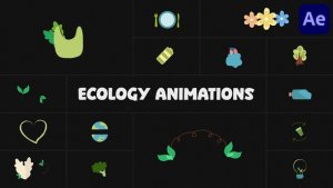 Videohive Ecology Animations for After Effects Elements template preview