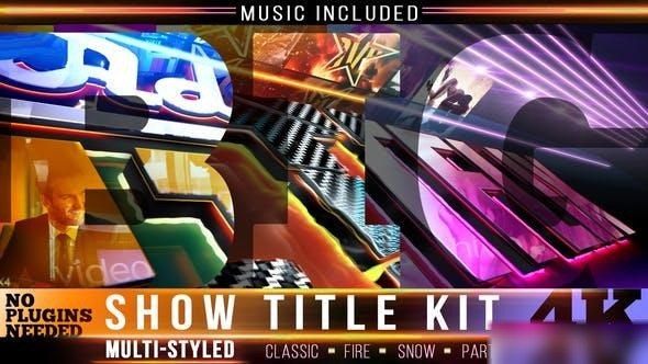 Videohive Show Logo Intro Kit Openers template preview