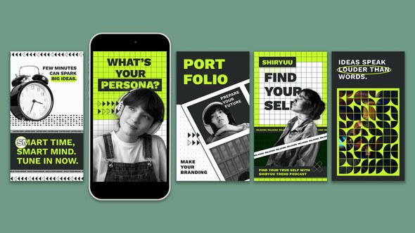 Videohive Podcast Tiktok Promo Product Promo template preview
